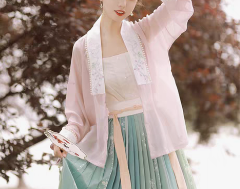 转卖仙楚姬原创汉服女【沉香】明制对襟合领衫...