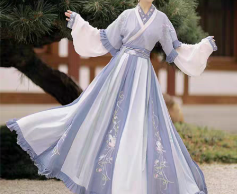 转卖仙楚姬原创汉服女【青鸾羽】晋制齐腰交领...