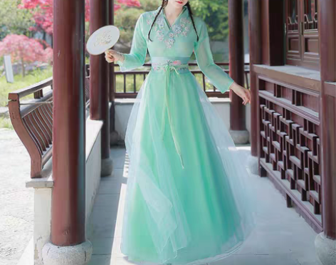 转卖包邮九新古装汉服女中国古风魏晋风超仙气...