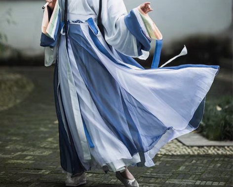 包邮【汉服出租】柒邑 云裳诉  晋制 交领...