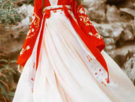 转卖汉服女仙气学生改良飘逸中国风齐胸襦裙古...