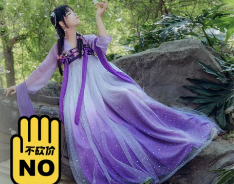 包邮千韵岗的辰鱼莲梦（紫色） 当时249入...