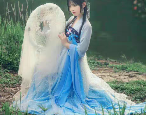 包邮【出】蓝色辰莲鱼梦 L码 千韵岗辰莲鱼...