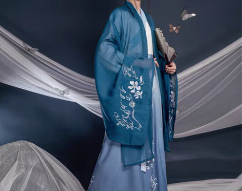 转卖孤鲤原创古装汉服飘逸日常男生中国风书生...