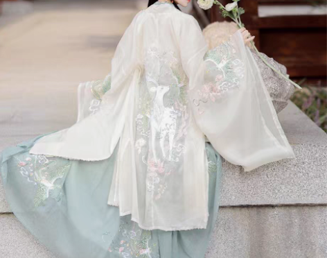 包邮劲合夫诸原创汉服女夏齐腰襦裙中国风白菜...