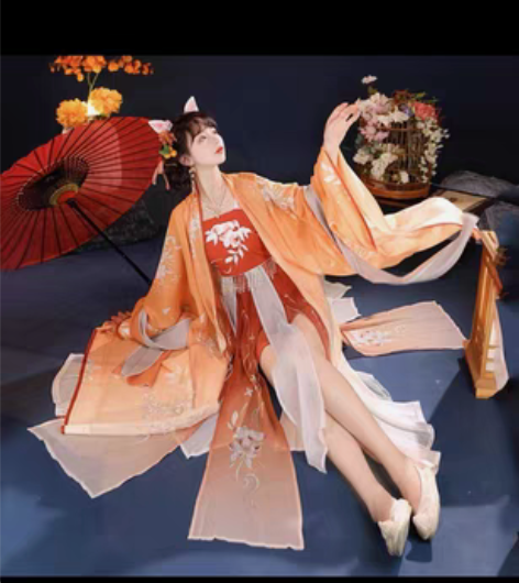 包邮劲合唐风诃子裙正品原创汉服女踏莎行夏季...