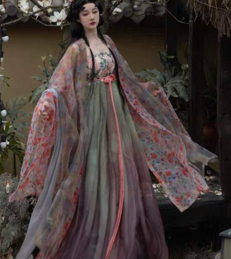 『汉服租赁』司南阁 洛神花事 全套M码（包...