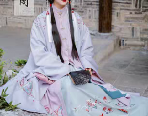 转卖司南阁 明制汉服原创正品绣花款——风垂...