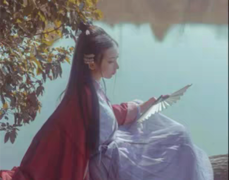 转卖司南阁复刻大袖衫交领襦裙红颜魏晋风齐腰...