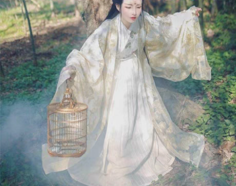 转卖现货司南阁 毕方传统汉服女绣花刺绣织金...