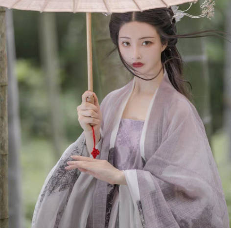 汉服出租 | 司南阁【影】 紫色汉服原创宋...