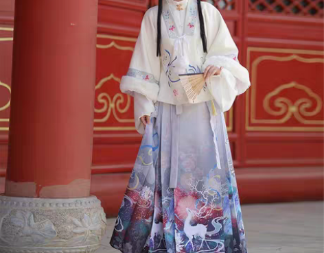 包邮明制汉服女2022新款原创 枫丹白鹿 ...