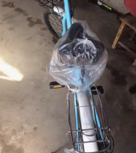 九成新22寸飞鸽折叠变速自行车（实心胎，不...