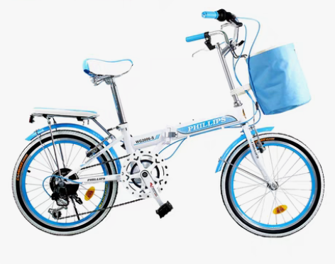 转卖菲利普自行车冰雪折叠车 20寸7速禧玛...