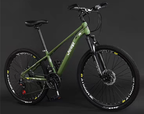 转卖吉普（JEEP）自行车双碟刹变速山地车...