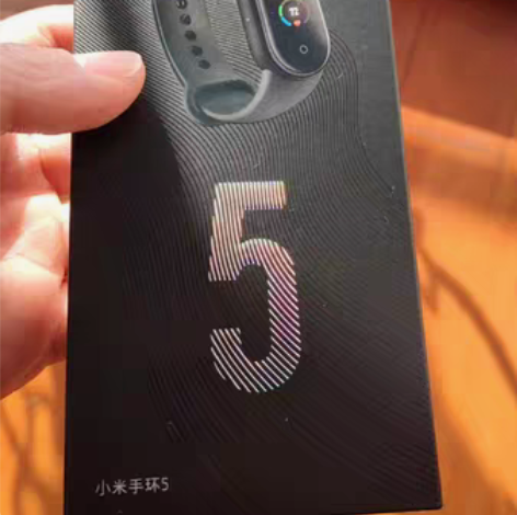小米手环5运动手环心率监测多功能智能手表蓝...