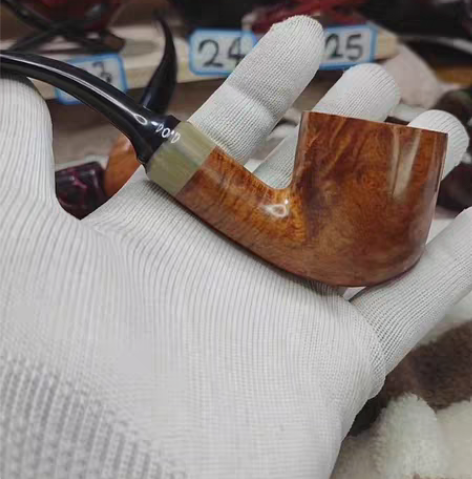 包邮全新石楠木烟斗弯式斗选用优质的石楠根制...
