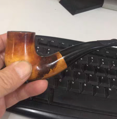 老坦泡石烟斗，变色漂亮。 斗太多，回血几把...