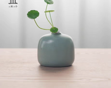 转卖小皿小花瓶摆件客厅插花陶瓷禅意创意in...