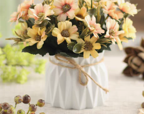 转卖冰箱装饰摆件餐桌花摆花客厅插花假花防真...