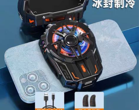 包邮手机散热器半导体结冰冰封制冷降温游戏适...