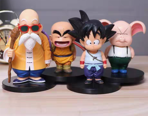 包邮七龙珠手办幼年孙悟空小林琪琪乌龙龟仙人...