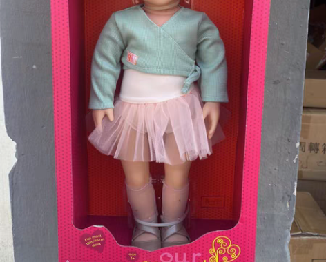 包邮偶季全新芭蕾舞娃娃og娃娃18寸眨眼换...