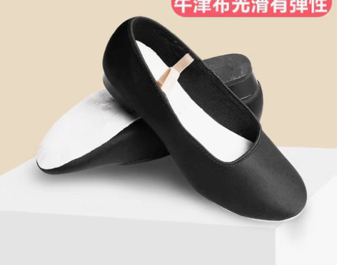 转卖北舞考级代表性芭蕾舞鞋练功鞋俄罗斯黑跟...