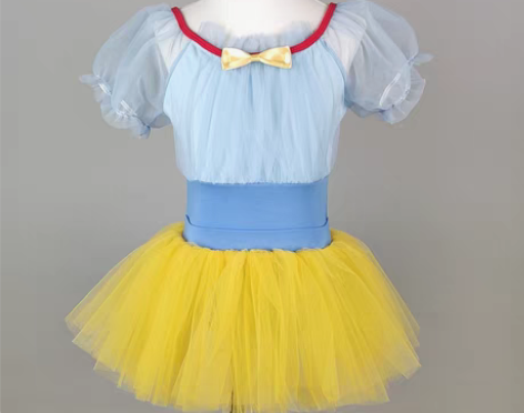 转卖儿童芭蕾舞练功服短袖袖蹈裙幼儿演出蓬蓬...