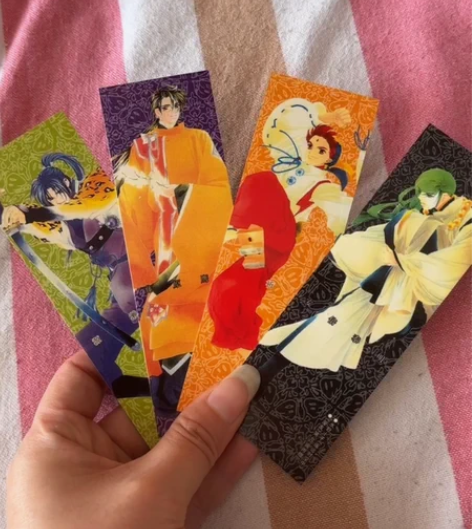 包邮包邮动漫周边遥远时空中书签一套四张 漫...