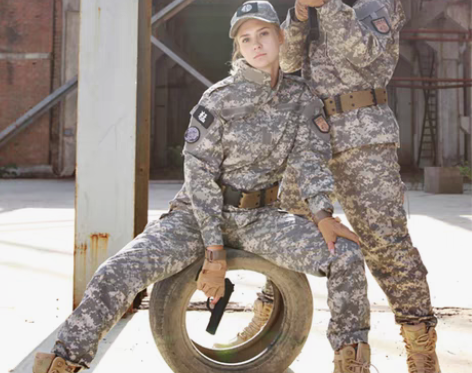 转卖美军ACU迷彩服套装男女春季外套耐磨沙...