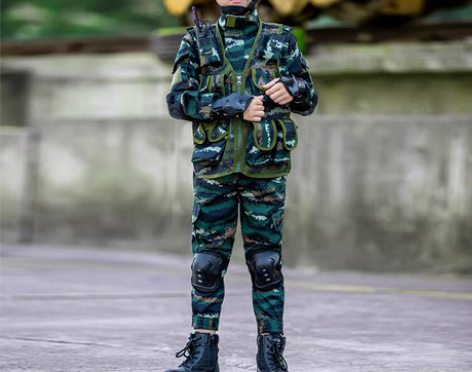 转卖儿童迷彩服特种兵男童秋装万圣节表演服小...