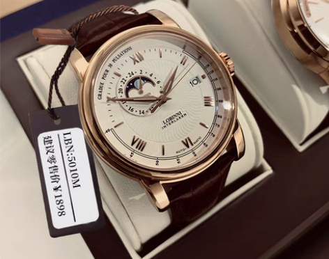 转卖罗宾尼正品男士手表大表盘手表男商务机械...