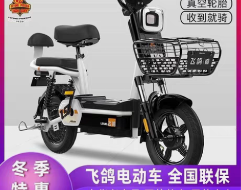 包邮飞鸽新国标电动车48v 20Ah超威/...