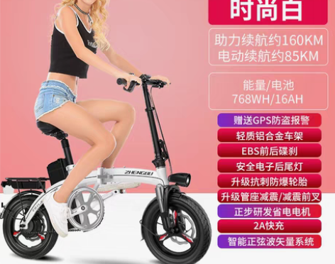 转卖【双11狂欢价】正步 新国标折叠电动自...