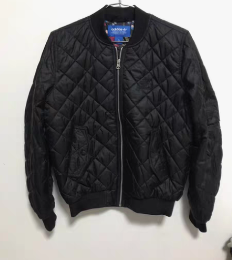 包邮adidas 棒球棉服 肩宽40 胸围...