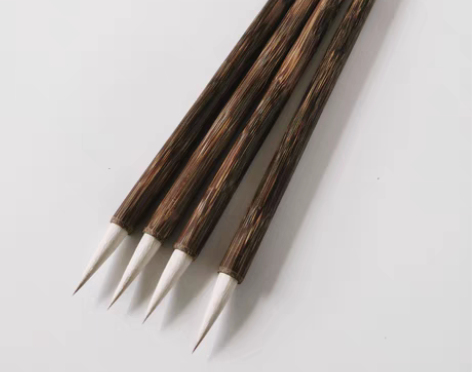 包邮麻竹杆精致狼羊兼毫中楷毛笔 文房四宝 ...