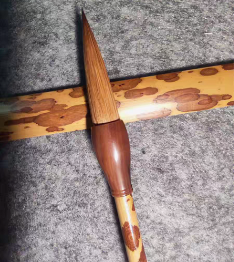 包邮极品武夷山红湘妃纯狼豪毛笔,口径1.1...