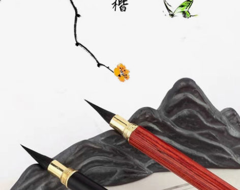 包邮来捡漏啦，钢笔式紫毫小楷毛笔，不刻字的...