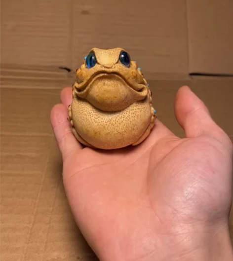 包邮高工纯手工竹根雕金蟾，难得之作，看好的...