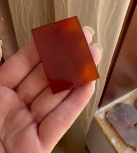 包邮天然逊克玛瑙北红玛瑙江料平安无事牌吊坠...