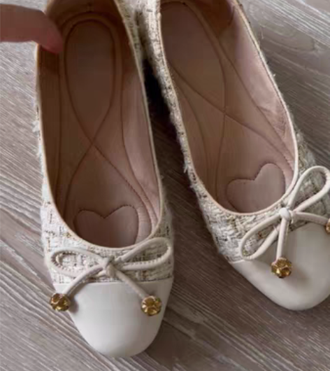 转卖Tata/他她秋专柜同款拼接蝴蝶结小香...