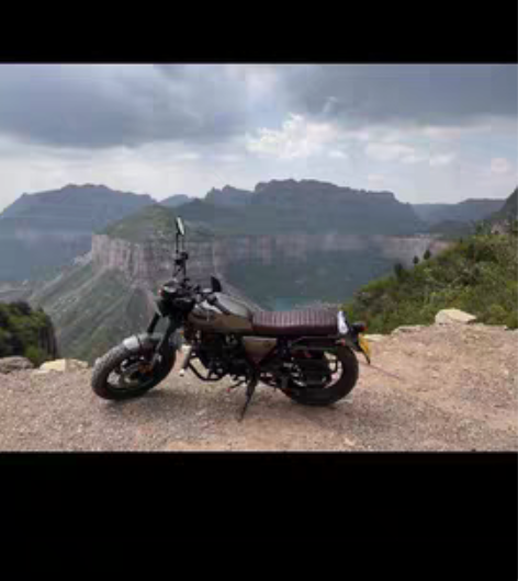 银钢200铁甲骑兵复古越野机车摩托车爽快来...