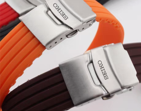 包邮精工5号硅胶带20mm防水18mm橡胶...