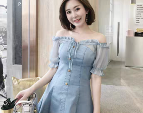 转卖2018夏季新款收腰超仙少女心仙女裙学...