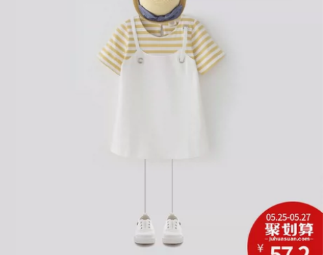 转卖女童连衣裙夏装新款童装儿童背带裙小女孩...