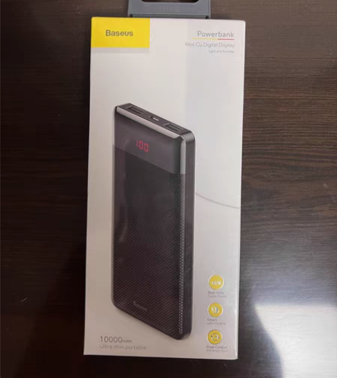 包邮倍思Baseus小酷数显版双USB移动...