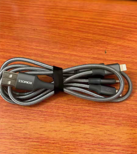 罗马仕三合一数据线手机快充线通用充电线苹果...