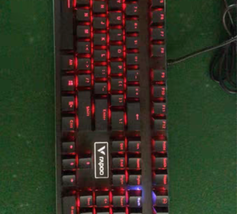 包邮雷柏V700RGB有线机械键盘青茶红黑...