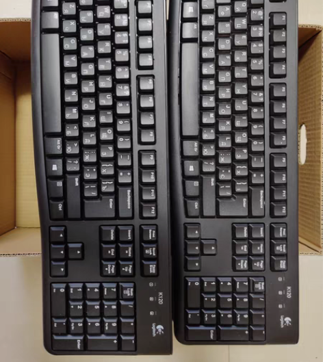 Logitech/罗技键盘 K120 有俄...